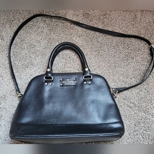 Kate Spade Black Leather Satchel
